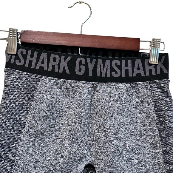 Gymshark Marled Charcoal Gray Flex Biker Athletic Shorts Women’s Size Small - Picture 2 of 7